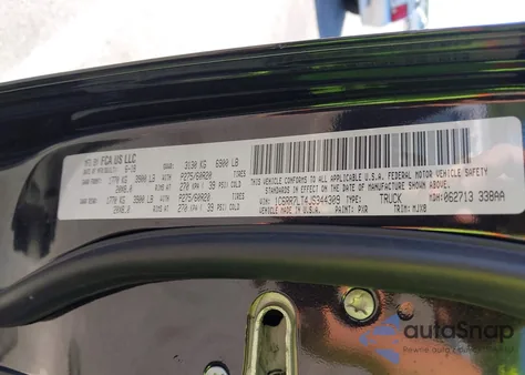 2018 Ram 1500 Big Horn 4X4 5'7 Box из США, поврежденный, VIN 1C6RR7LT4JS344309